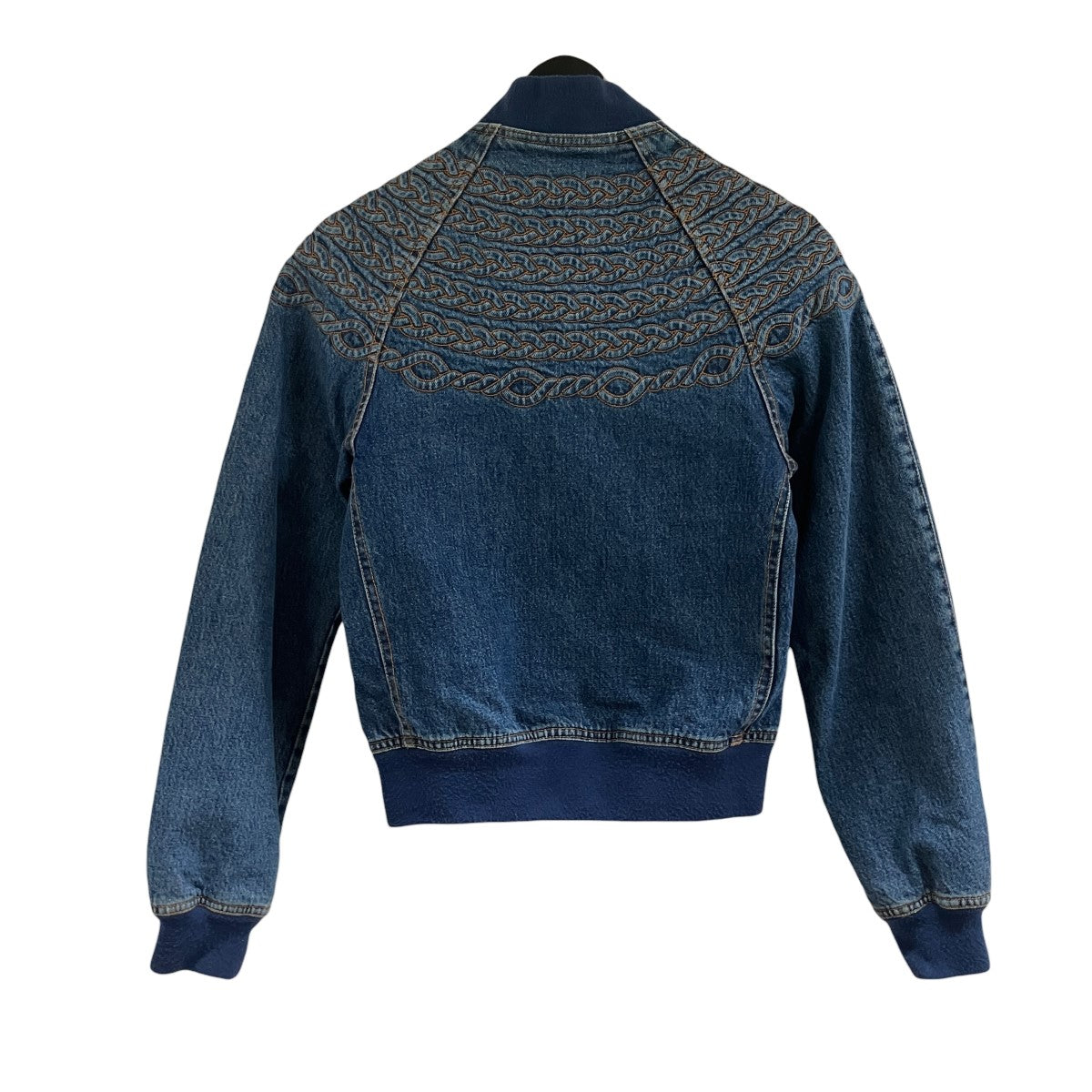 ロープ刺繍デニムジャケット