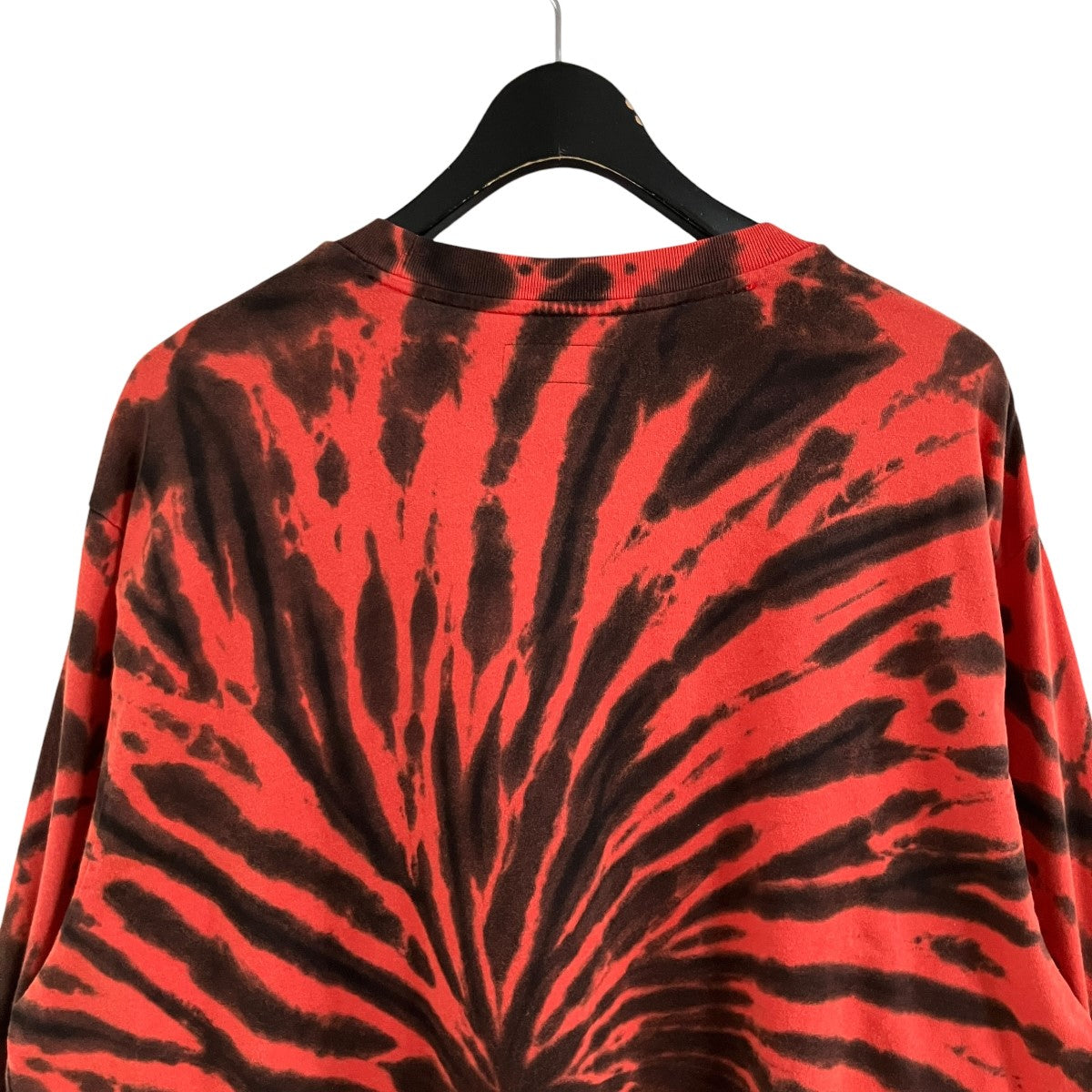 スモールボックスロゴダイダイ柄ロングスリーブTシャツ