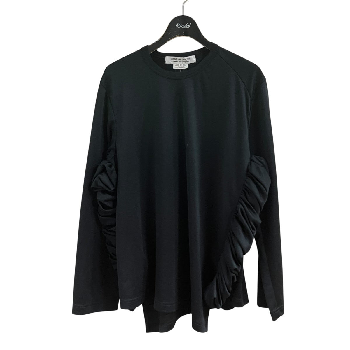 ロングスリーブサイドギャザーTシャツ