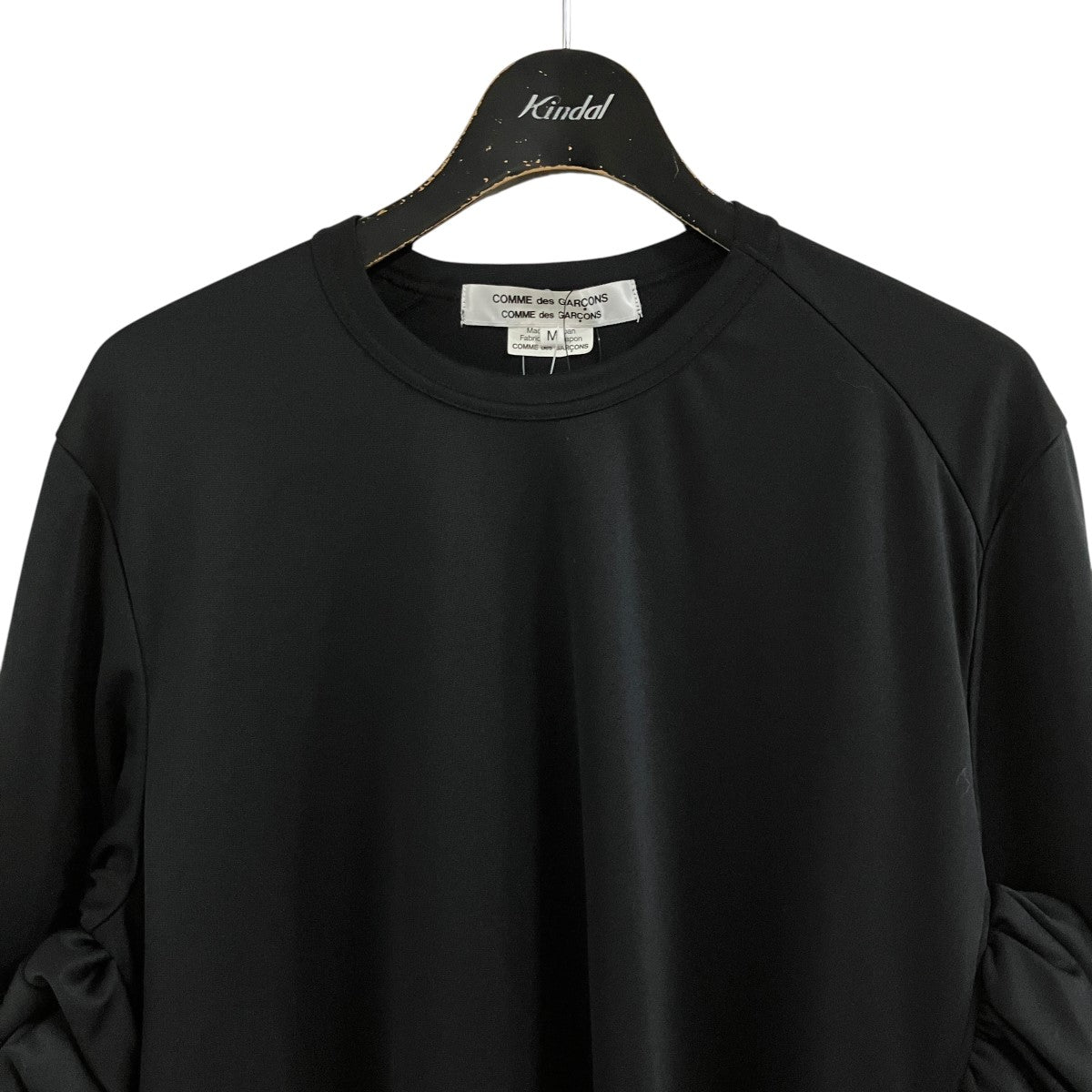 ロングスリーブサイドギャザーTシャツ
