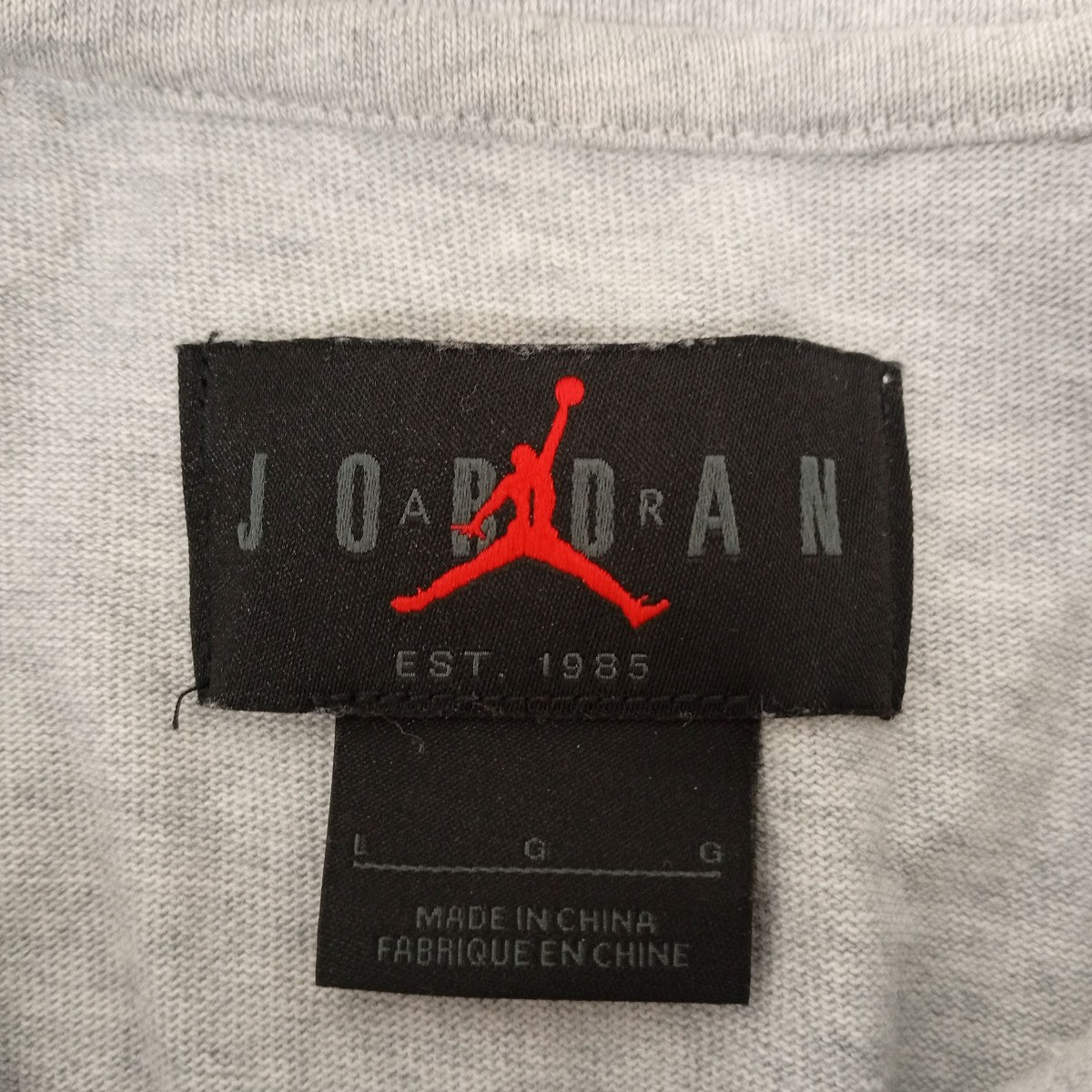 JORDAN BRAND M J FLT LS POLO JRSY GRAY長袖ポロシャツIF1915-050