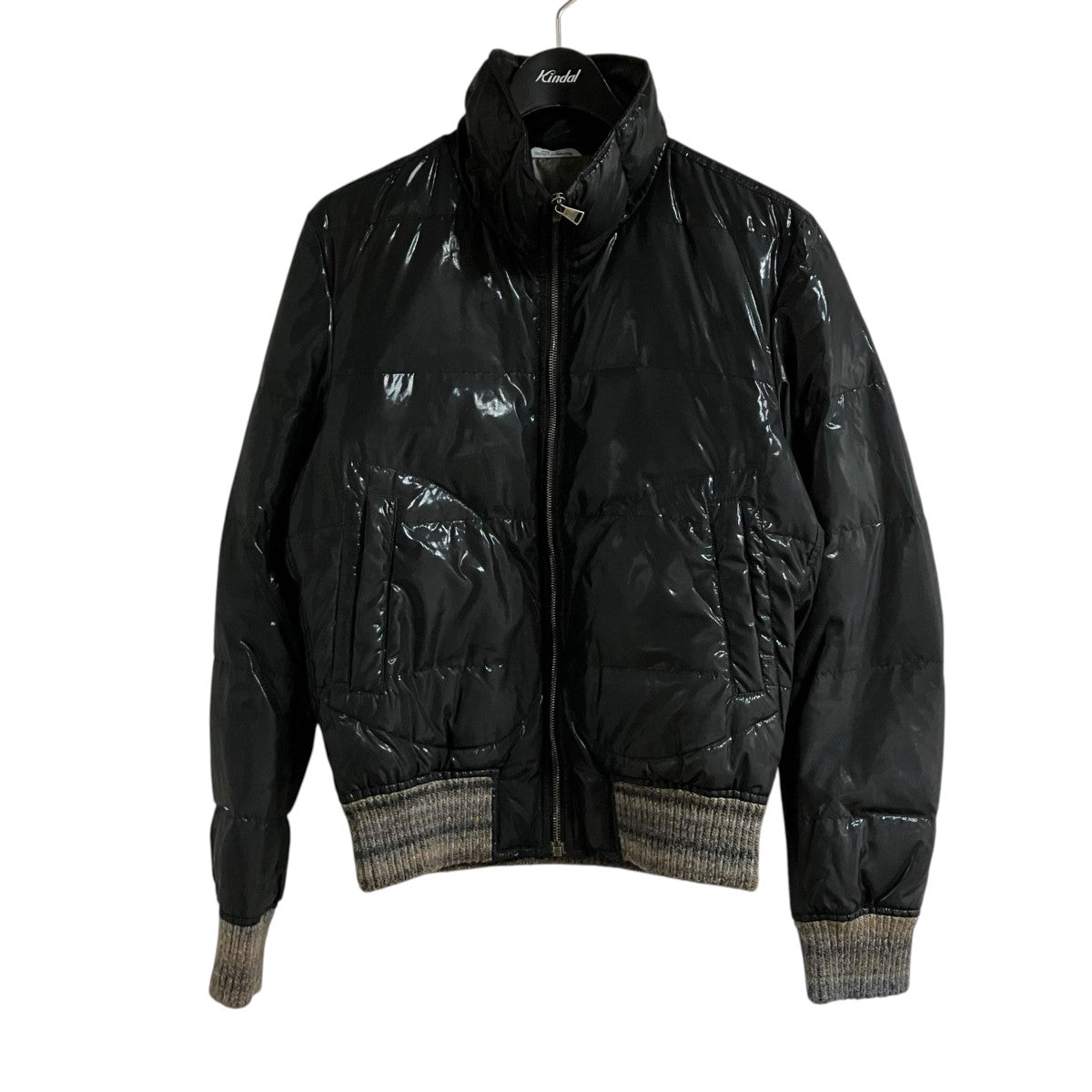 DOLCE ＆ GABBANA エナメルジップアップジャケット 古着・中古-1枚目のアイテム画像