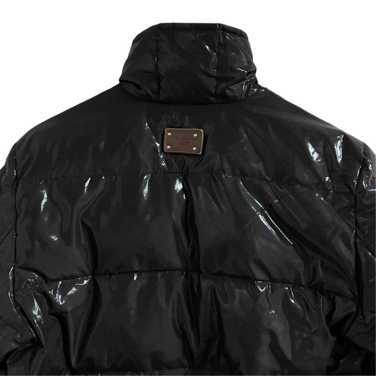 DOLCE ＆ GABBANA エナメルジップアップジャケット 古着・中古-4枚目のアイテム画像
