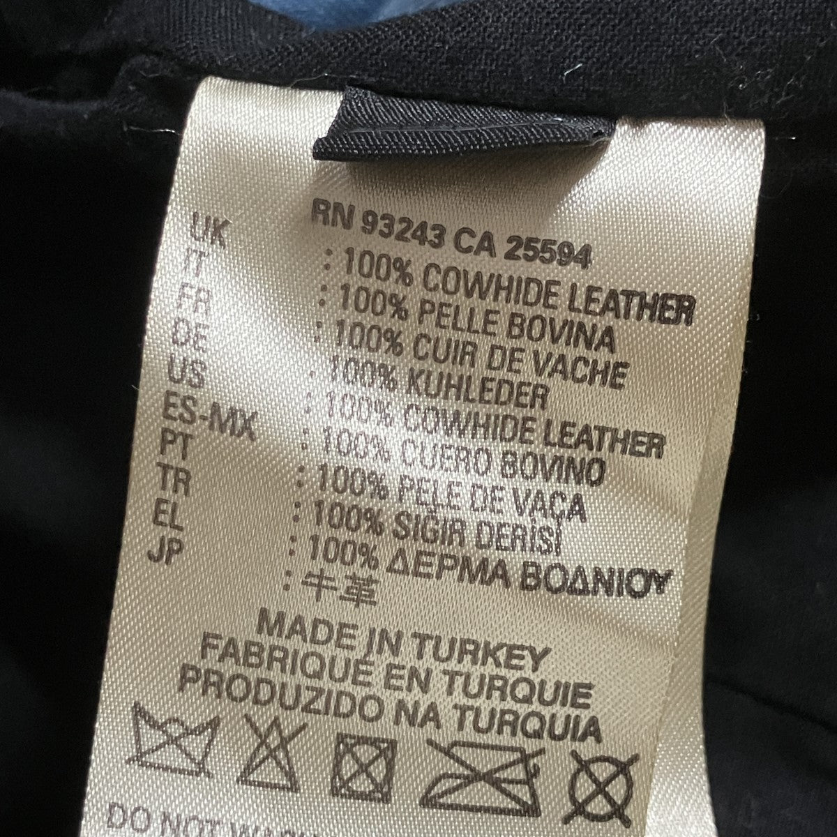 バックプリントダブルレザージャケット