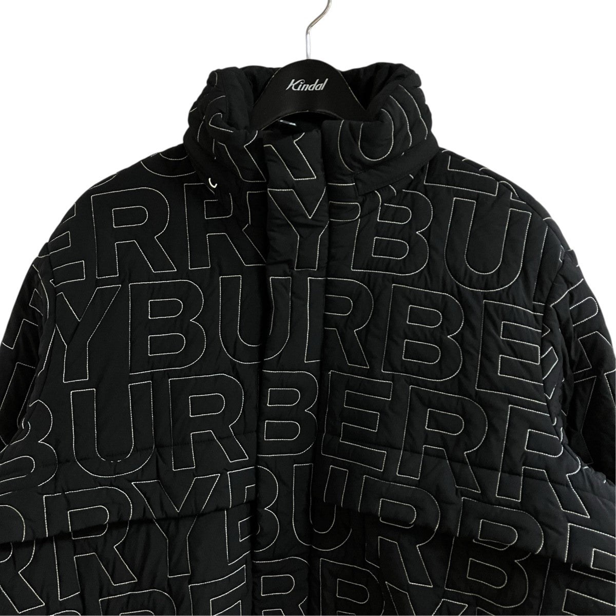 BURBERRY ロゴ刺繍パデッドジャケット 古着・中古-2枚目のアイテム画像