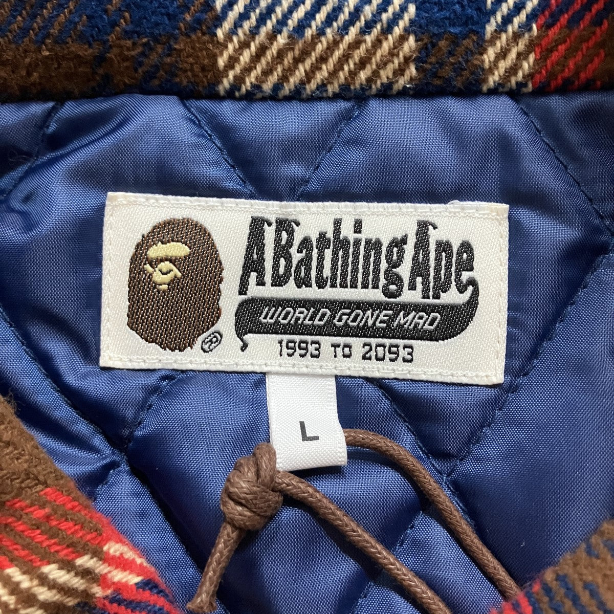 A BATHING APE チェックポケットジャケット 古着・中古-5枚目のアイテム画像