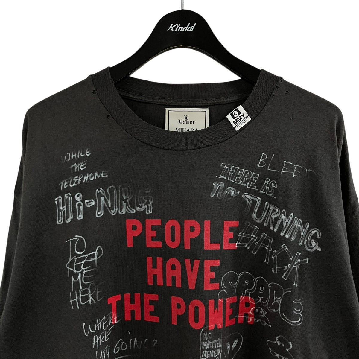 プリントロングスリーブTシャツ カットソー