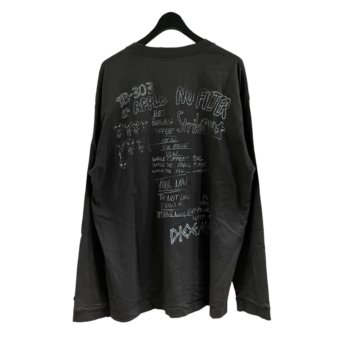 プリントロングスリーブTシャツ カットソー