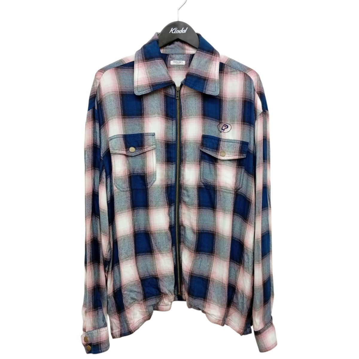 チェックジップシャツPS26SS-003