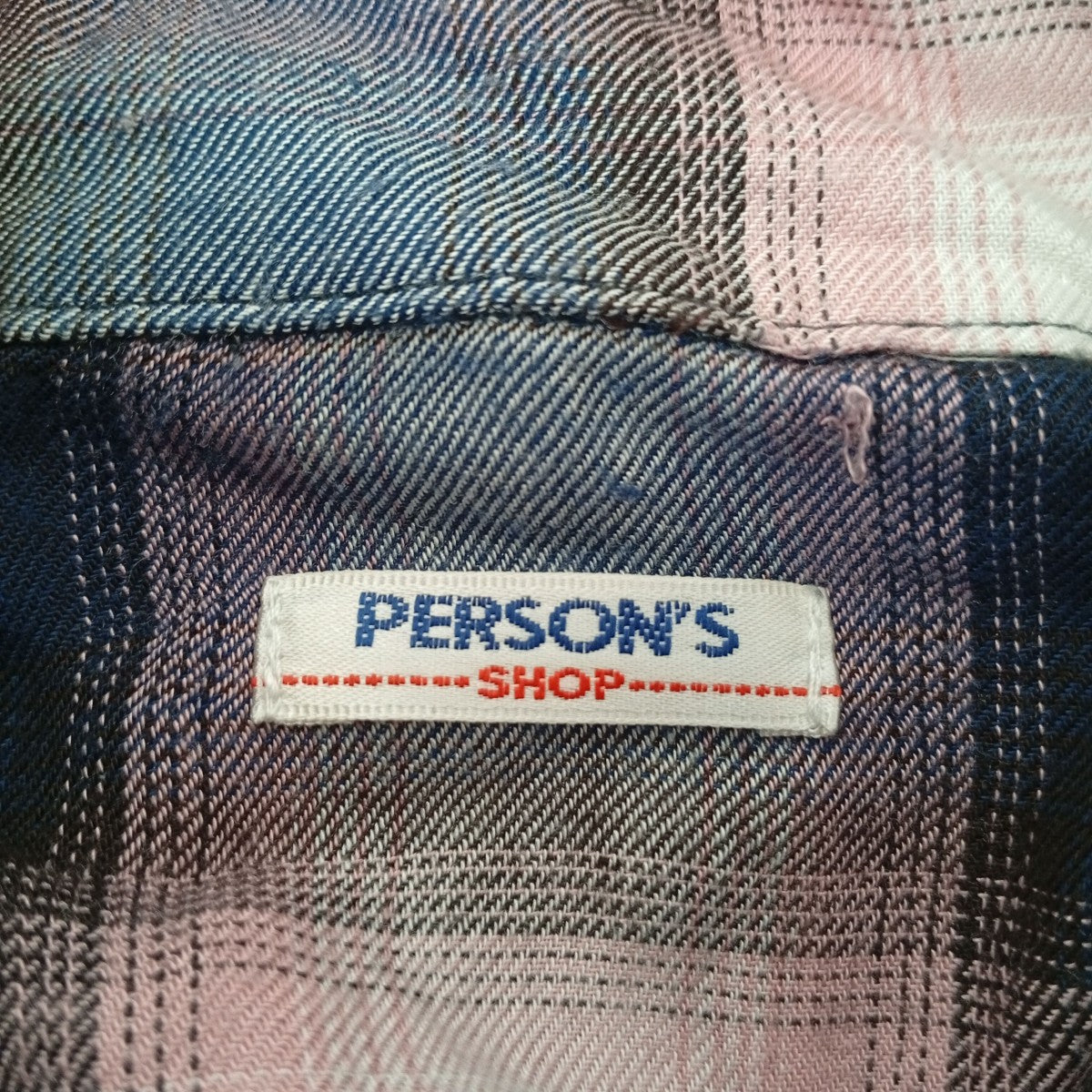 チェックジップシャツPS26SS-003