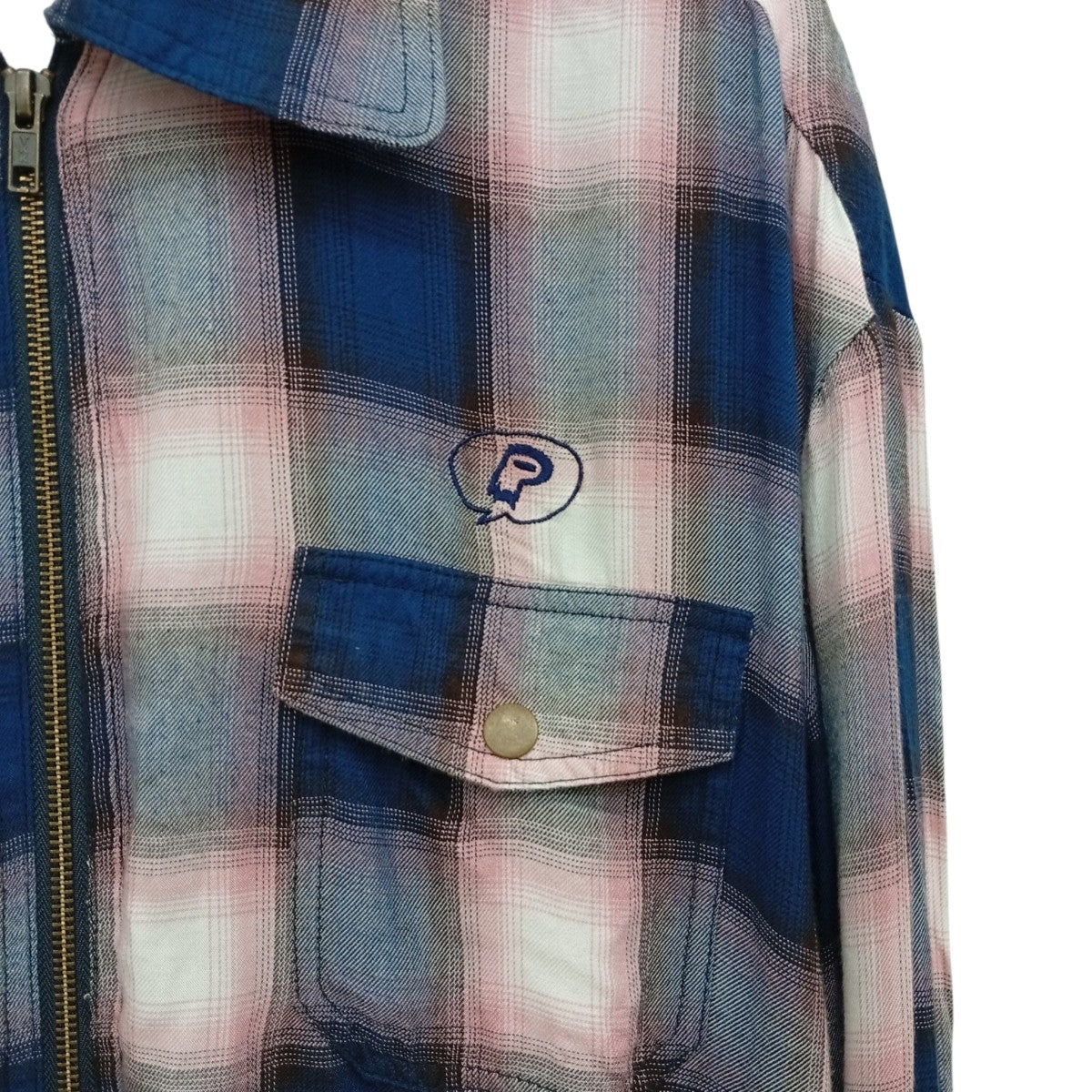 チェックジップシャツPS26SS-003
