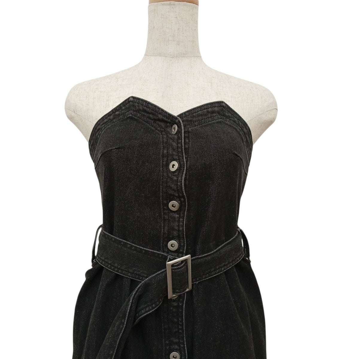 DENIM UNIFY DRESS デニムビスチェワンピース5114323