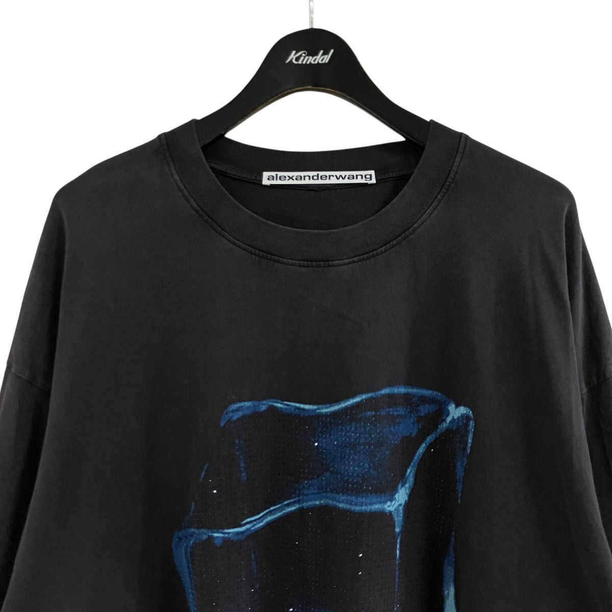 ラインストーンロゴTシャツ