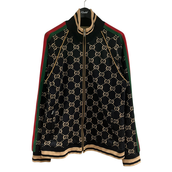 GUCCI(グッチ) サイドラインGGコットントラックジャケット 695955