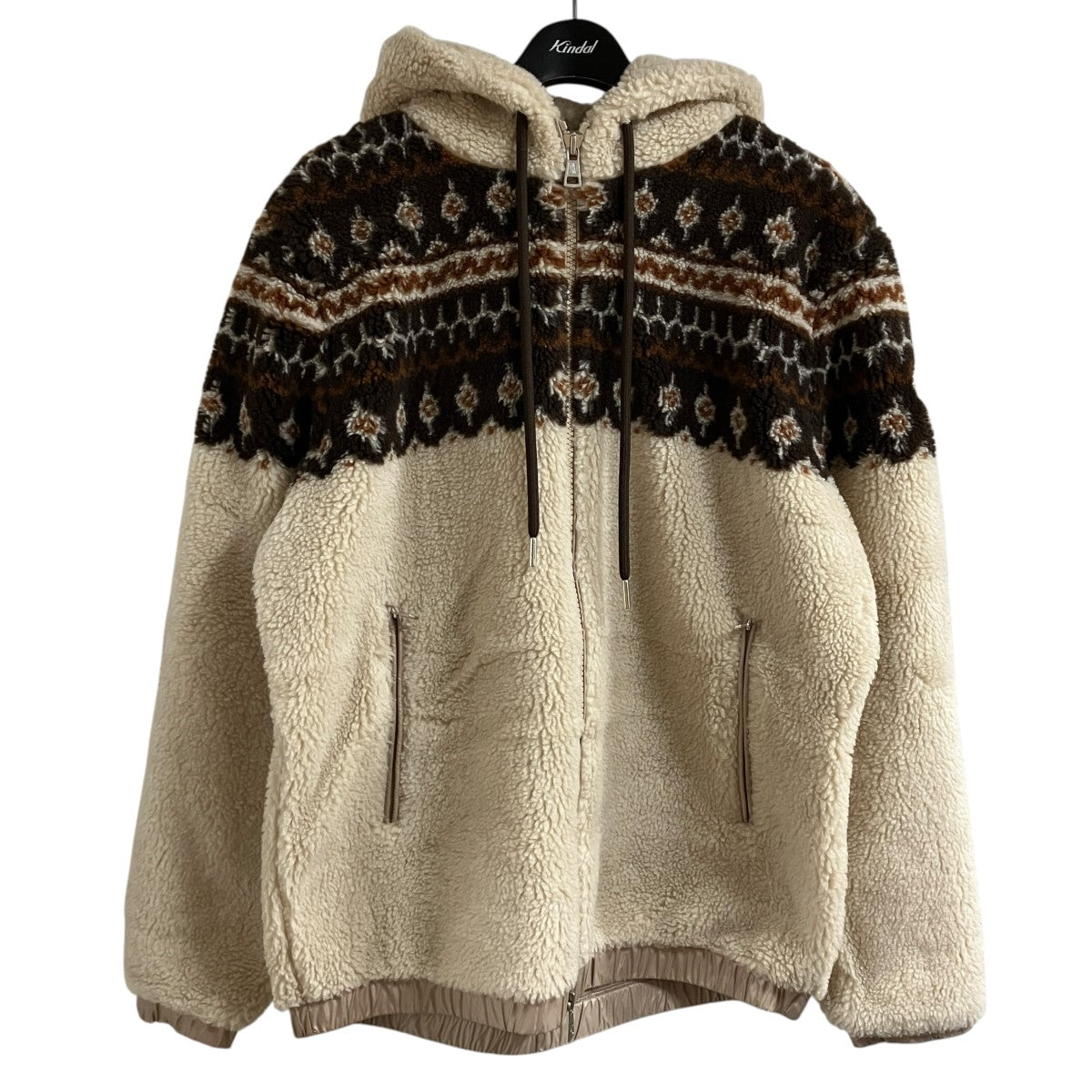 MONCLER ボアジップパーカー 古着・中古-1枚目のアイテム画像