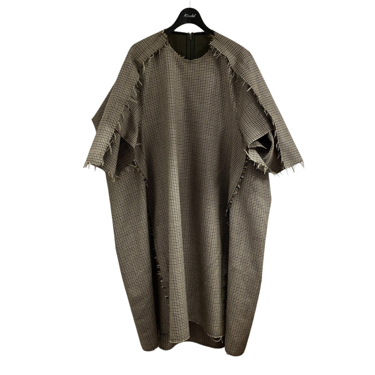 Maison Margiela カットオフハウンドトゥースワンピース