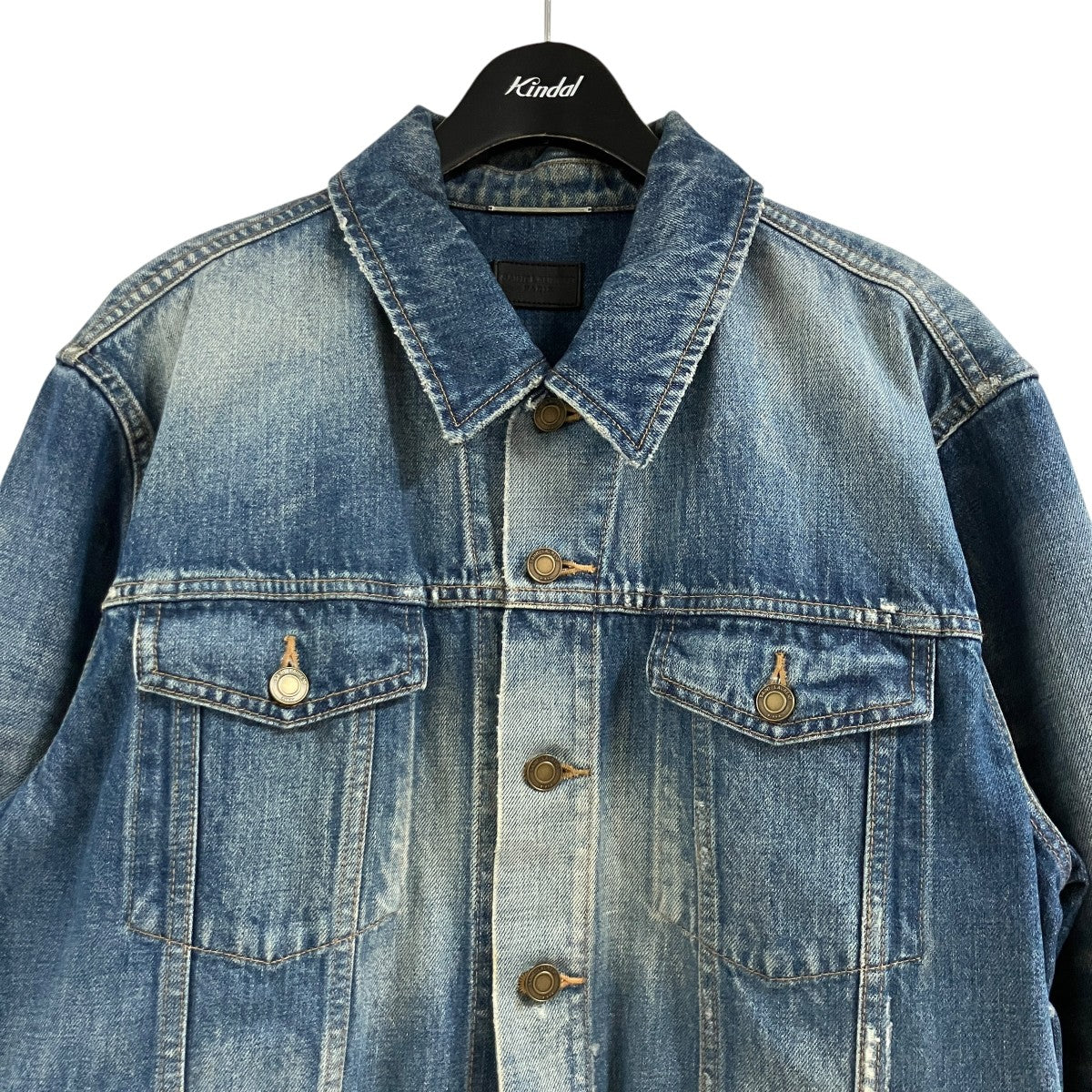 ダメージ加工デニムジャケット