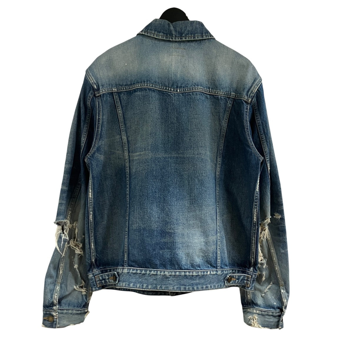 Saint Laurent Paris(サンローランパリ) ダメージ加工デニムジャケット