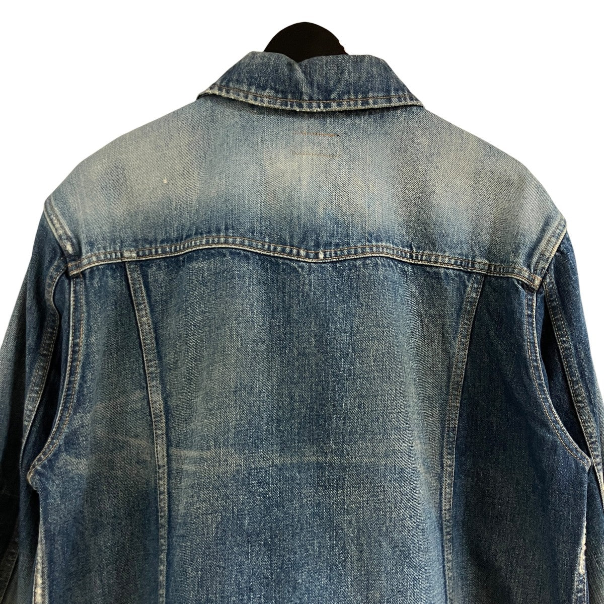 Saint Laurent Paris(サンローランパリ) ダメージ加工デニムジャケット