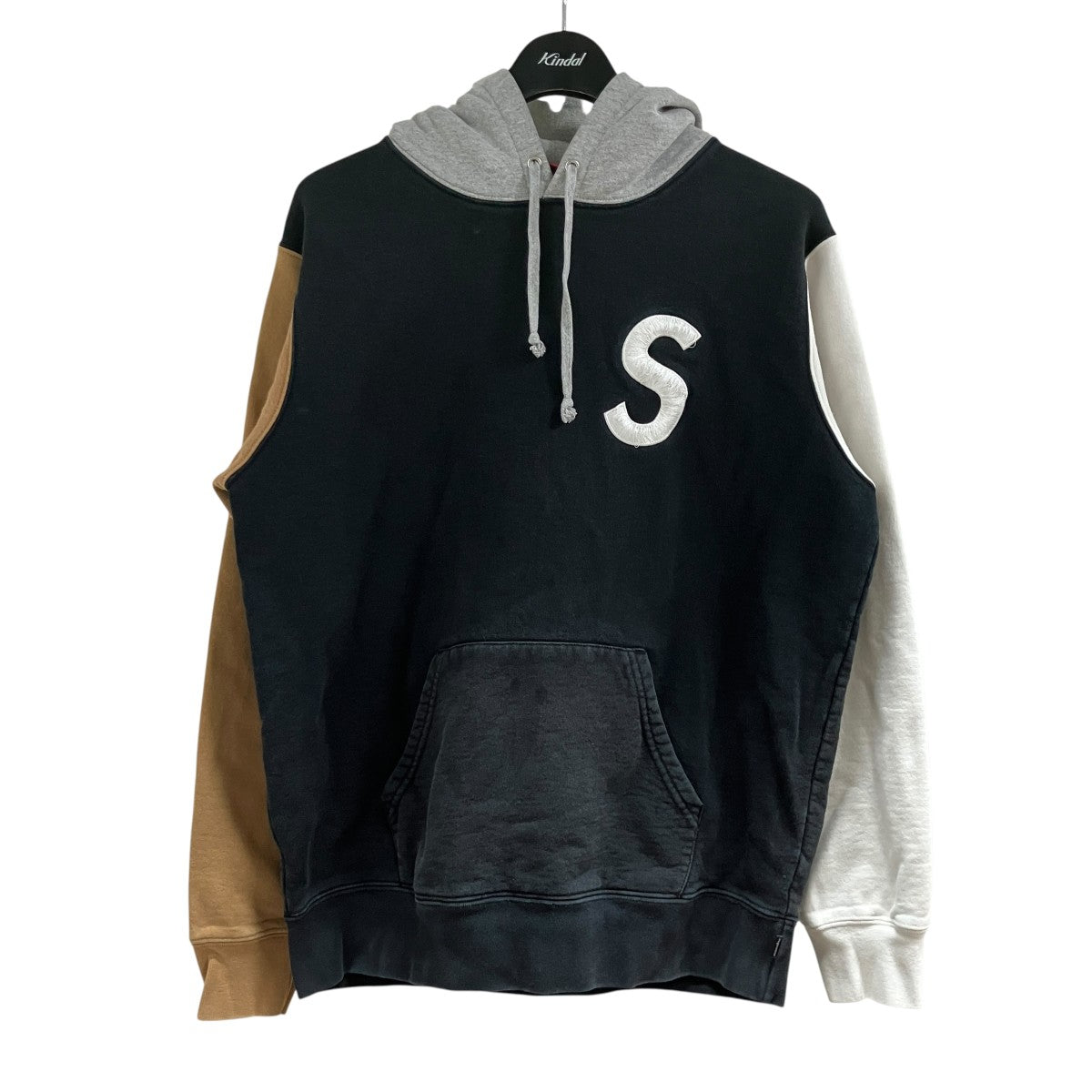 Supreme カラーブロックドフーディー プルオーバーパーカー