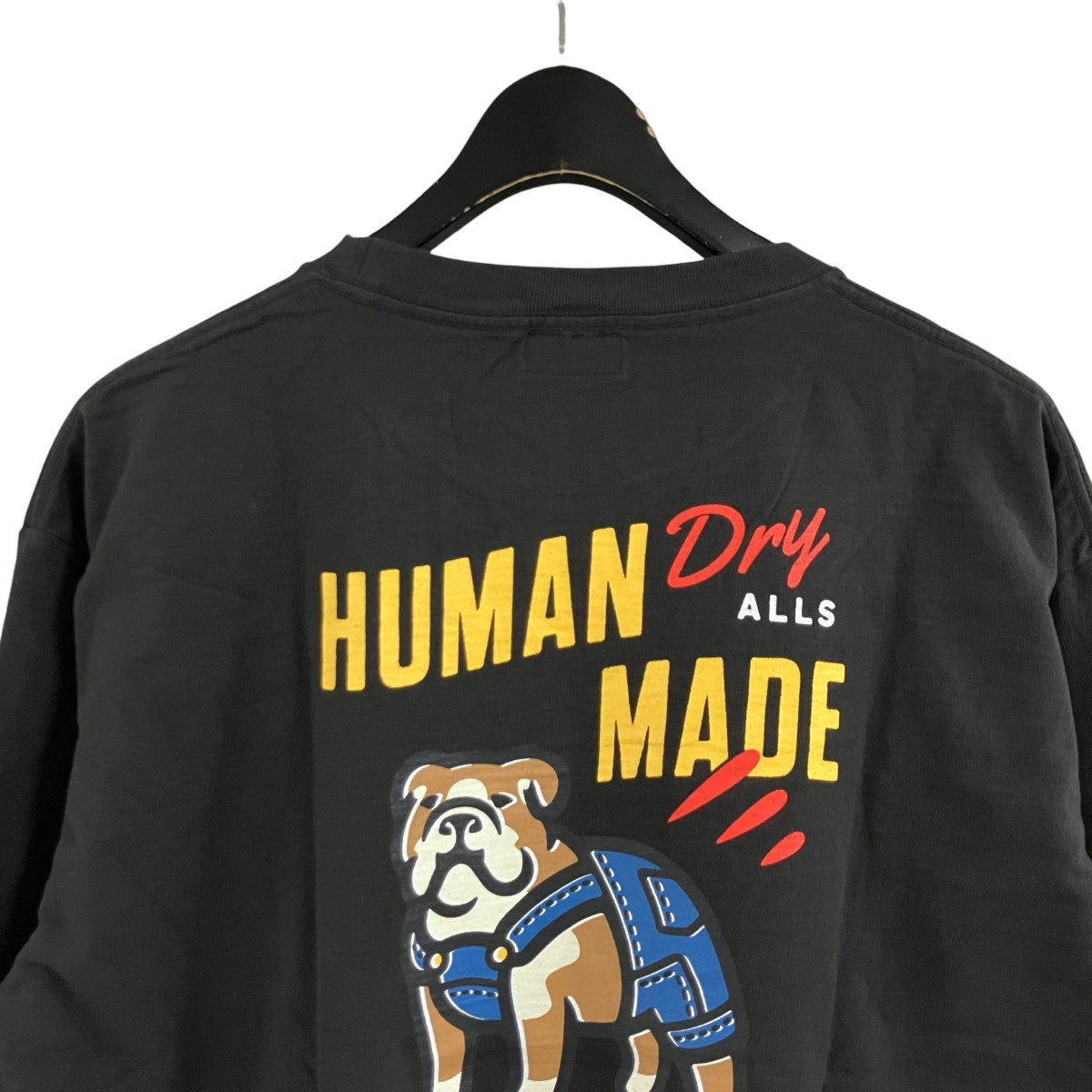 ブルドッググラフィックロングスリーブTシャツ