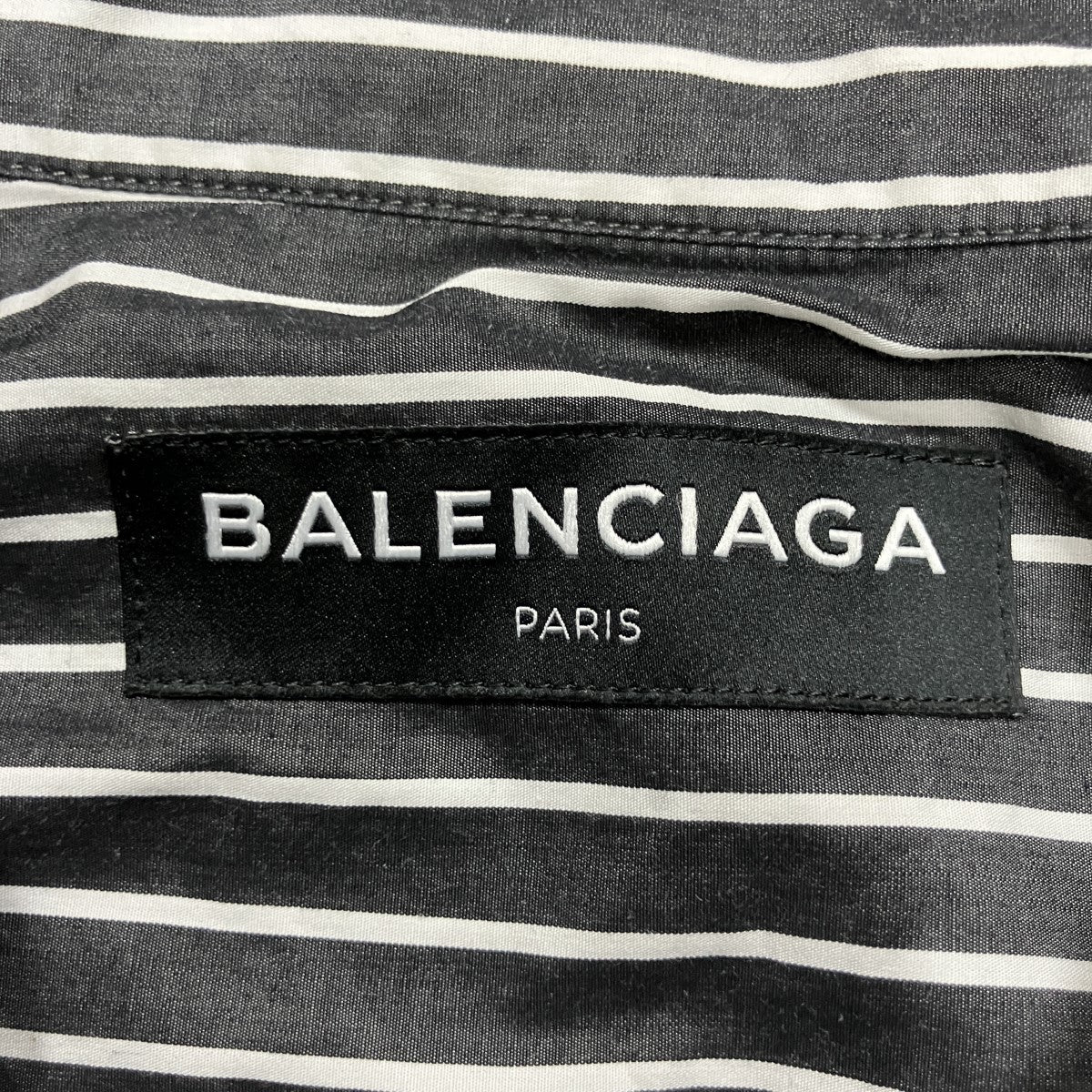 BALENCIAGA(バレンシアガ) ストライプシャツ 508558 TYB12 グレー