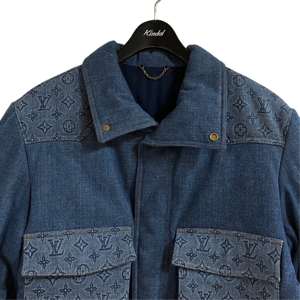 LOUIS VUITTON モノグラムデニムジャケット 古着・中古-2枚目のアイテム画像