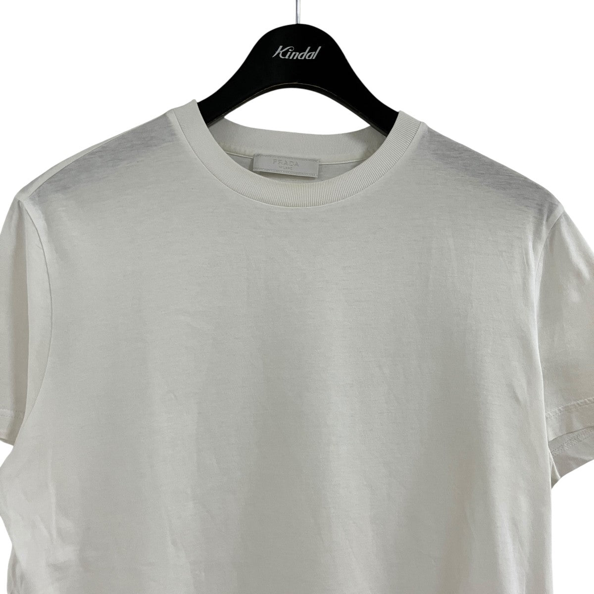 PRADA(プラダ) バックトライアングルTシャツ ホワイト サイズ S