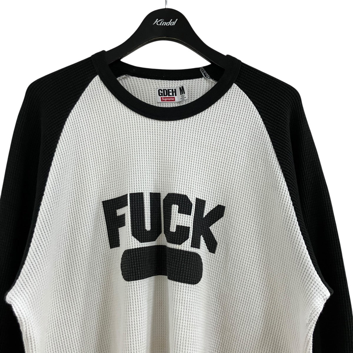 Supreme×GOODENOUGH バイカラーロングスリーブTシャツ ブラック