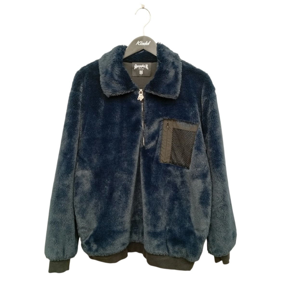 SUPPLIER ハーフジップフリースジャケット 古着・中古-1枚目のアイテム画像