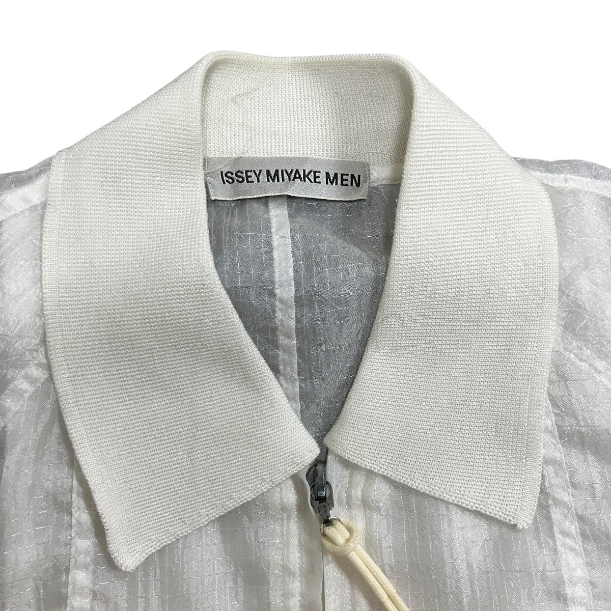 ISSEY MIYAKE MEN シースルージップジャケット 古着・中古-5枚目のアイテム画像