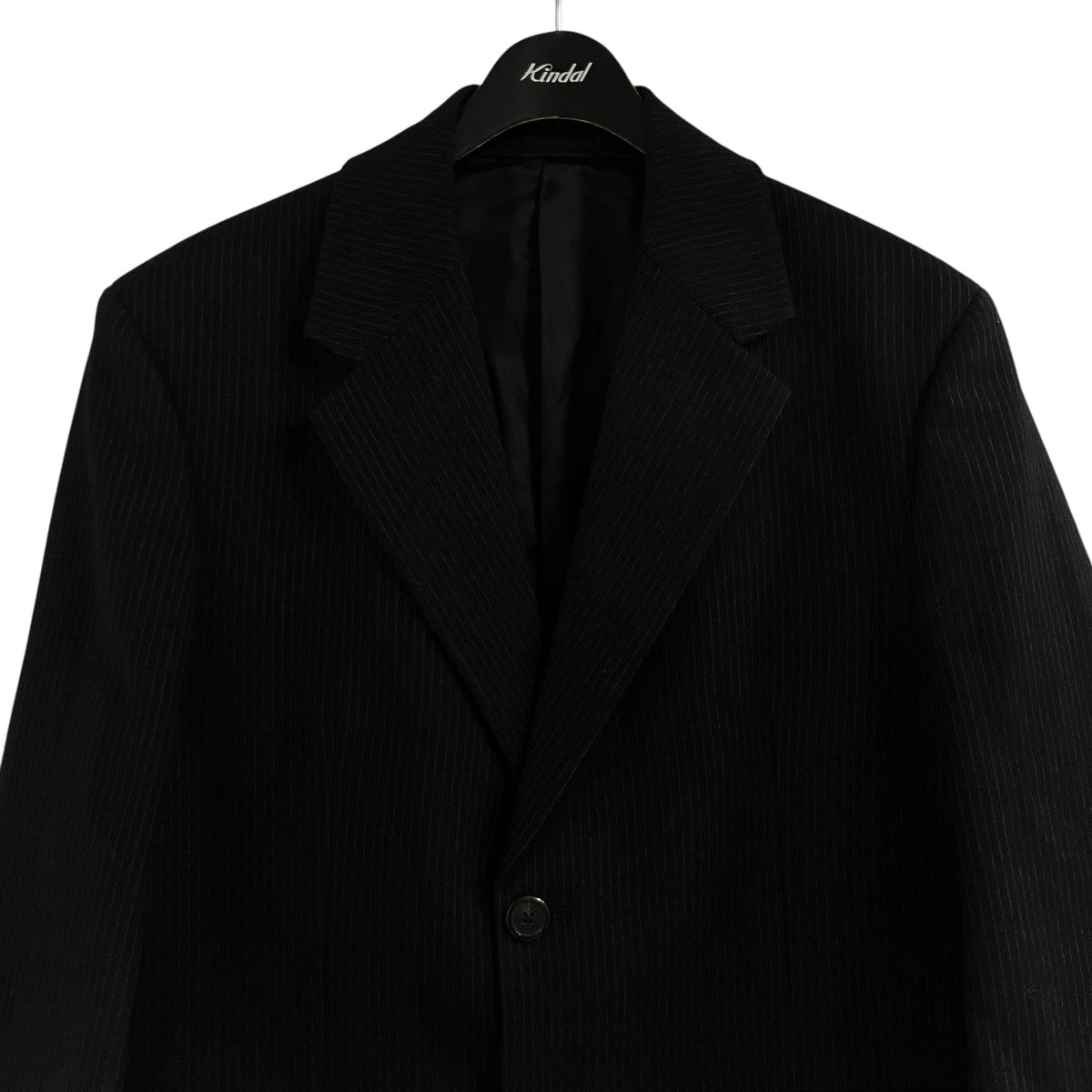 PRADA ストライプウールテーラードジャケット 古着・中古-2枚目のアイテム画像