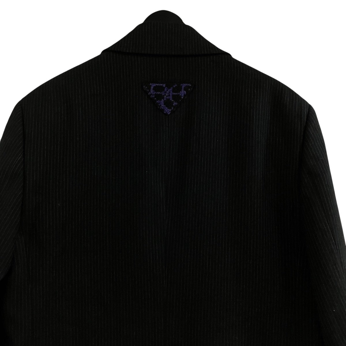 PRADA ストライプウールテーラードジャケット 古着・中古-4枚目のアイテム画像