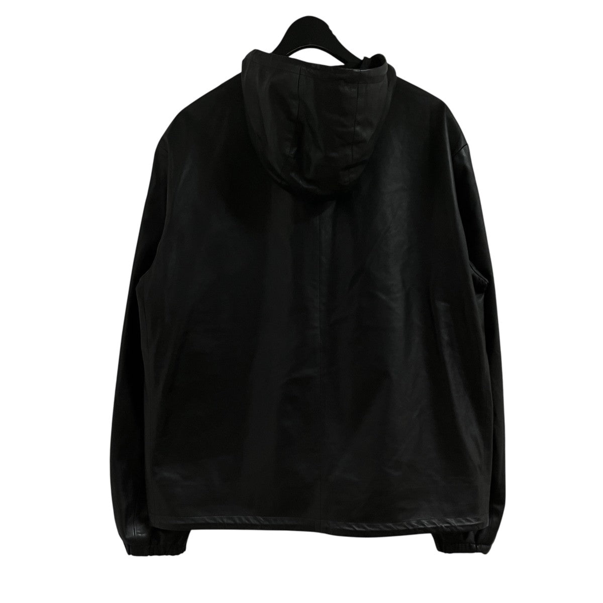 PRADA ラムレザー ジップアップフーデッドジャケット 古着・中古-3枚目のアイテム画像
