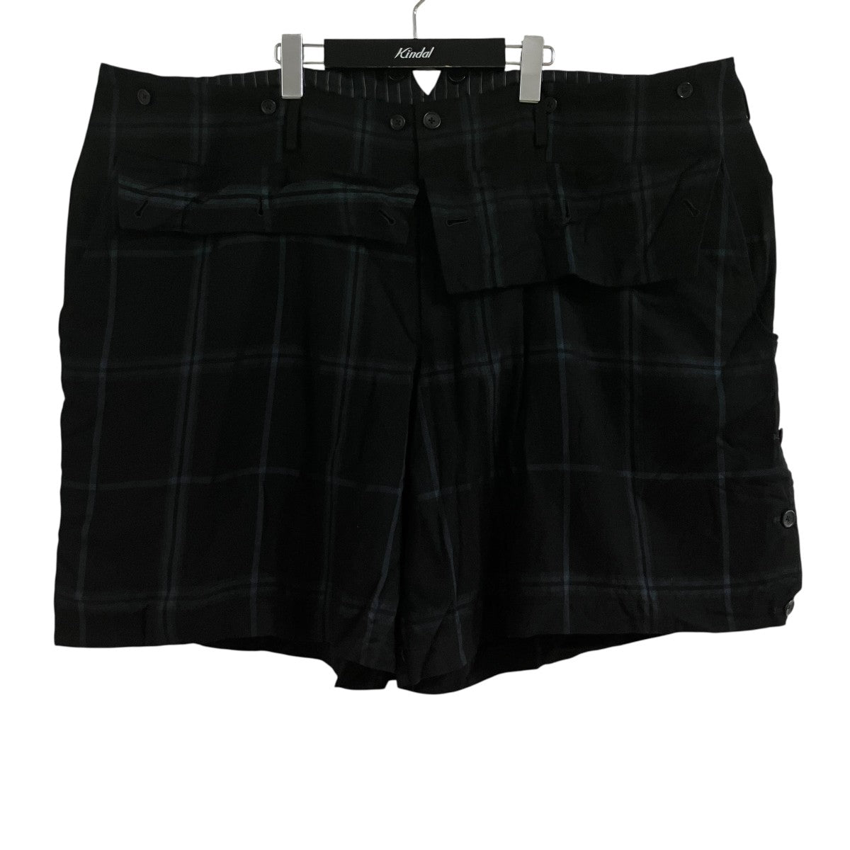 Yohji Yamamoto pour homme SAMPLE チェックショーツ 古着・中古-1枚目のアイテム画像