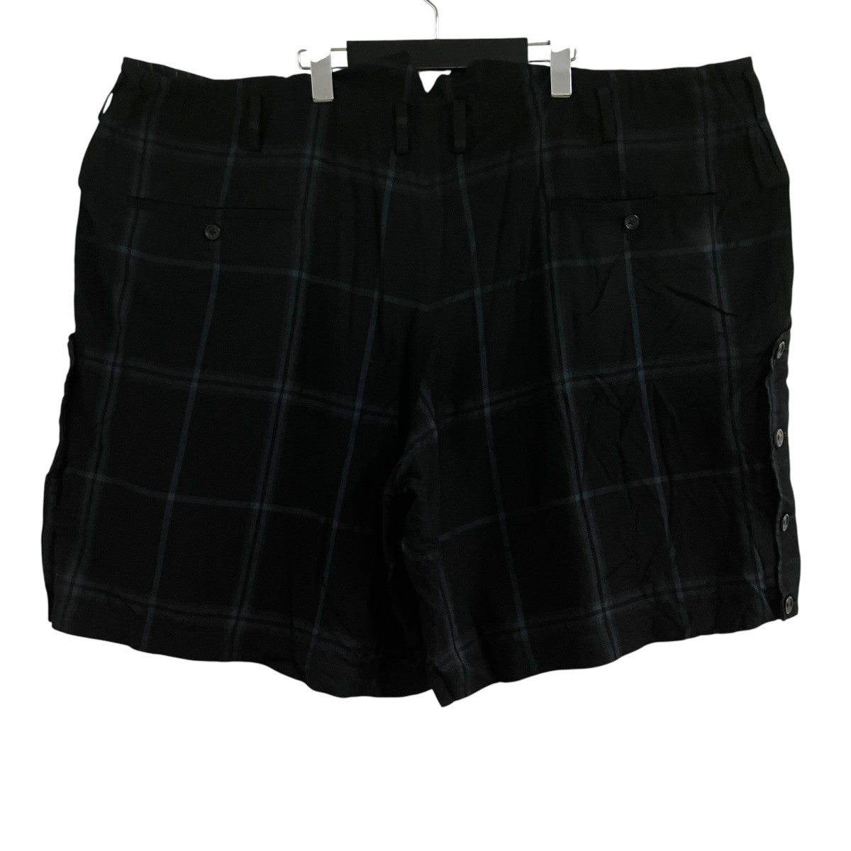 Yohji Yamamoto pour homme SAMPLE チェックショーツ 古着・中古-2枚目のアイテム画像