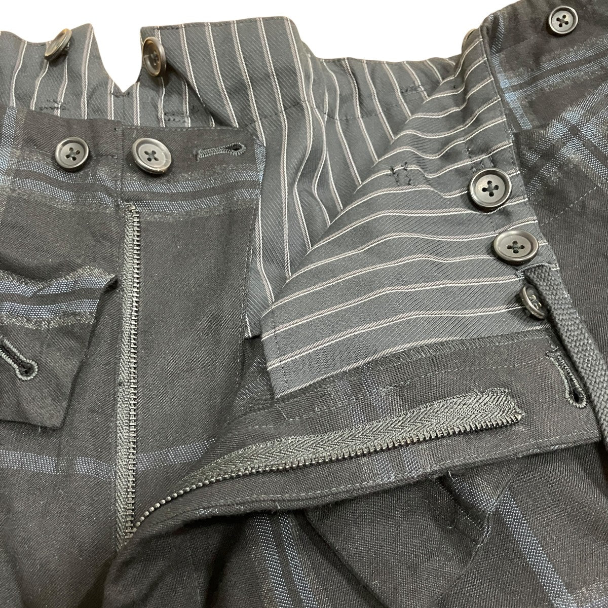 Yohji Yamamoto pour homme SAMPLE チェックショーツ 古着・中古-3枚目のアイテム画像
