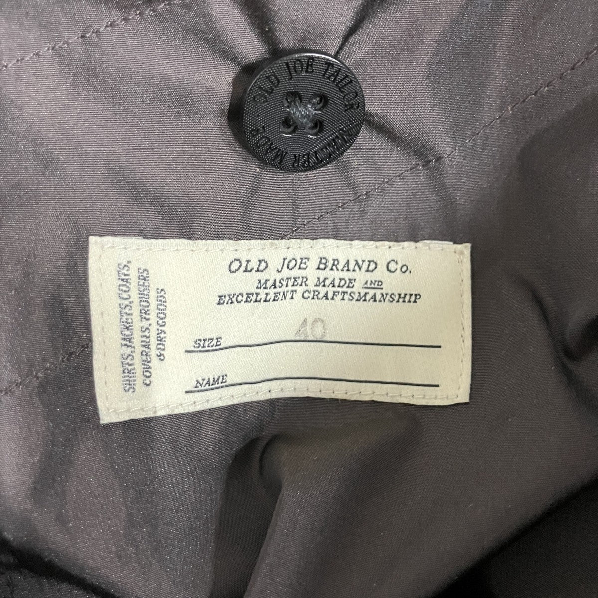 OLD JOE ＆ Co． スモックジャケット 古着・中古-7枚目のアイテム画像