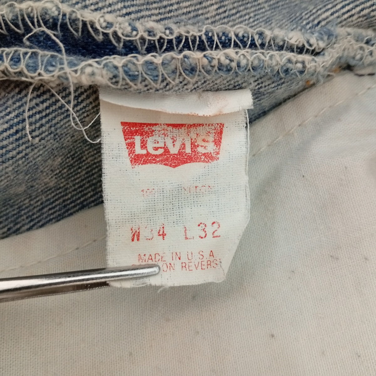 LEVI’S 80sデニムパンツ501 古着・中古-4枚目のアイテム画像