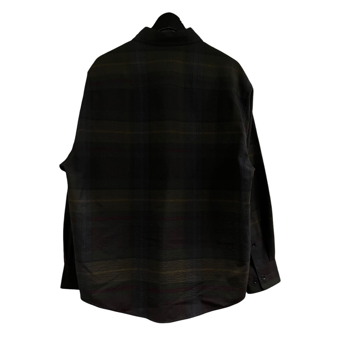 LEMAIRE チェックダブルポケットオーバーシャツ 古着・中古-3枚目のアイテム画像