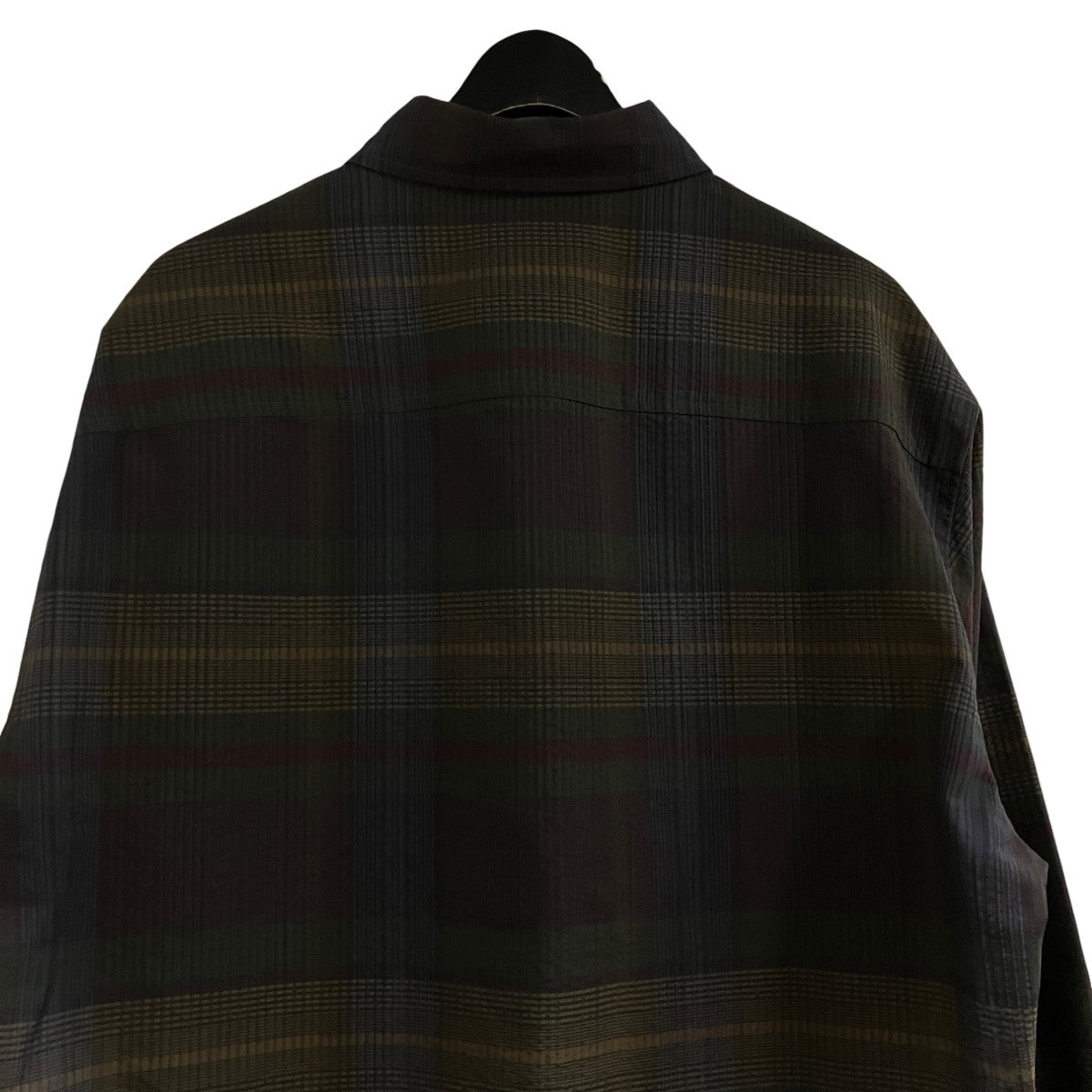 LEMAIRE チェックダブルポケットオーバーシャツ 古着・中古-4枚目のアイテム画像