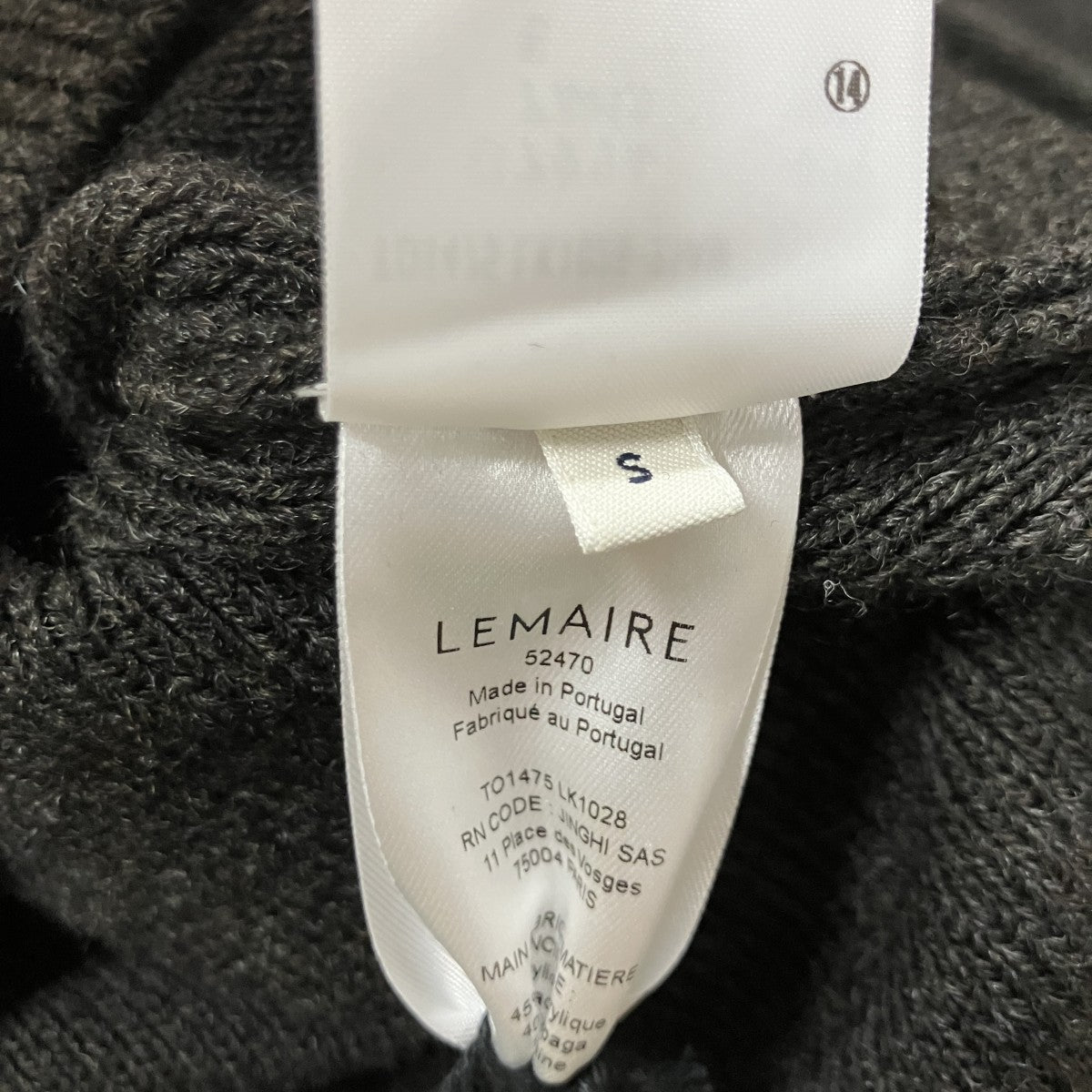 LEMAIRE フードニットセーター 古着・中古-7枚目のアイテム画像