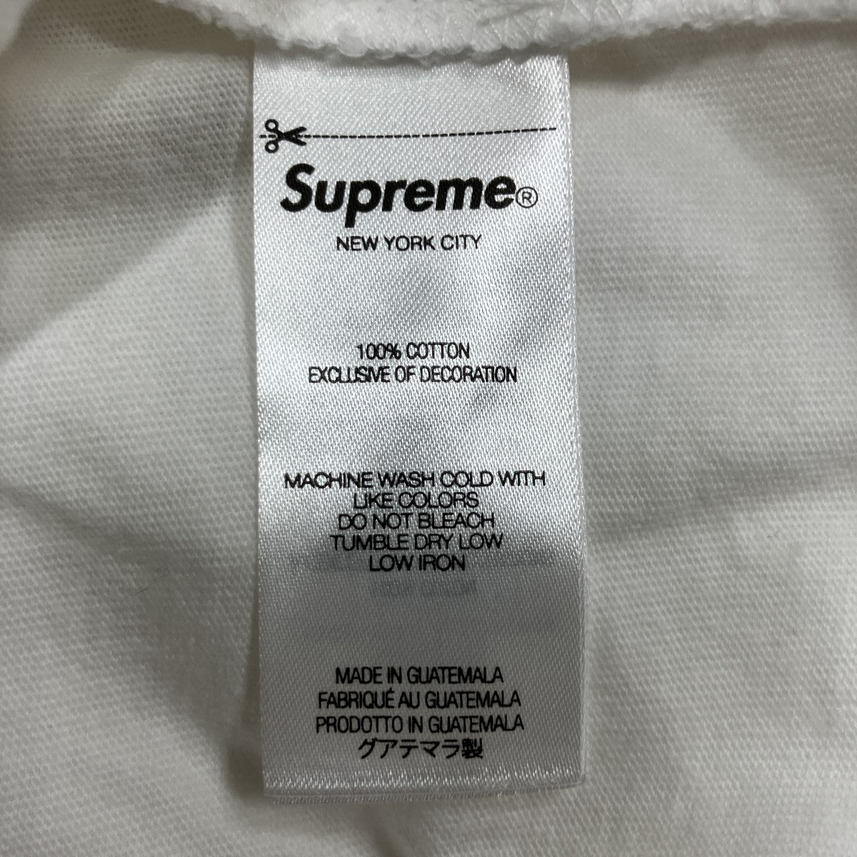 Supreme ネックエンブロイダリーロングスリーブTシャツ カットソー 古着・中古-6枚目のアイテム画像