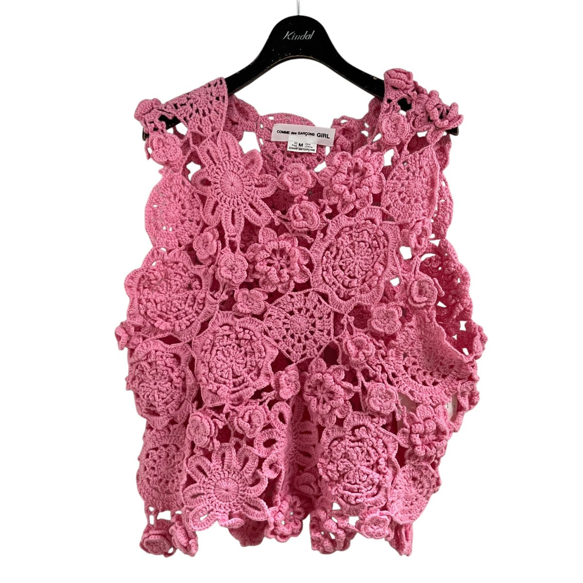 コムデギャルソンガールベスト COMME des GARCONS GIRL(コムデギャルソンガール) フローラルハンド