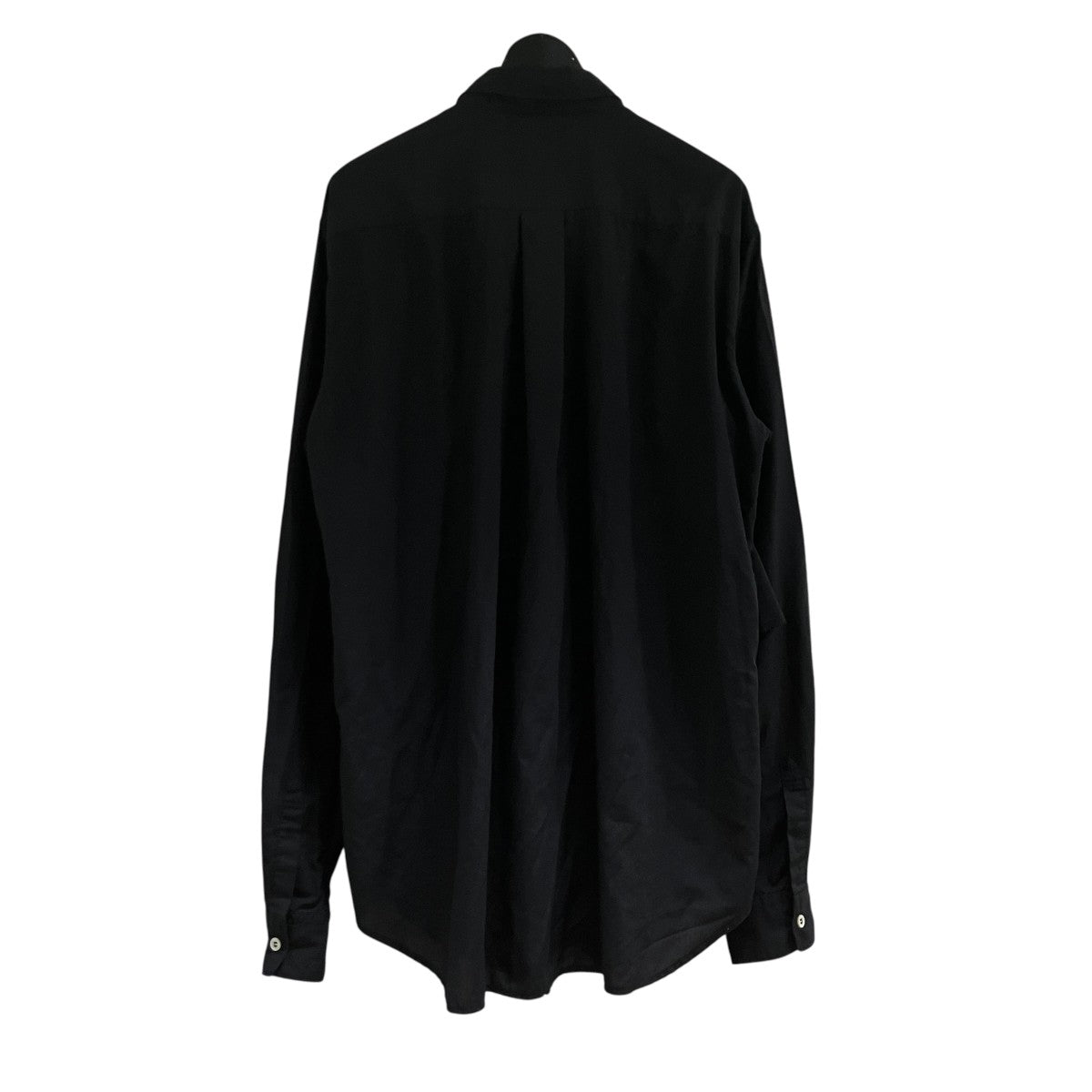 BLACK COMME des GARCONS ポリ縮フリルシャツ1N-B009 古着・中古-3枚目のアイテム画像