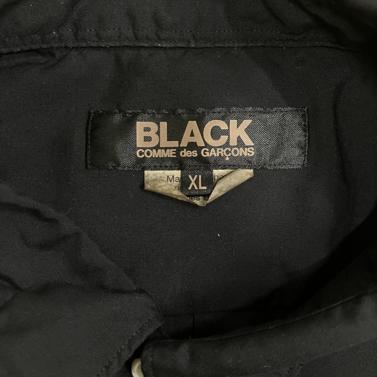 BLACK COMME des GARCONS ポリ縮フリルシャツ1N-B009 古着・中古-5枚目のアイテム画像