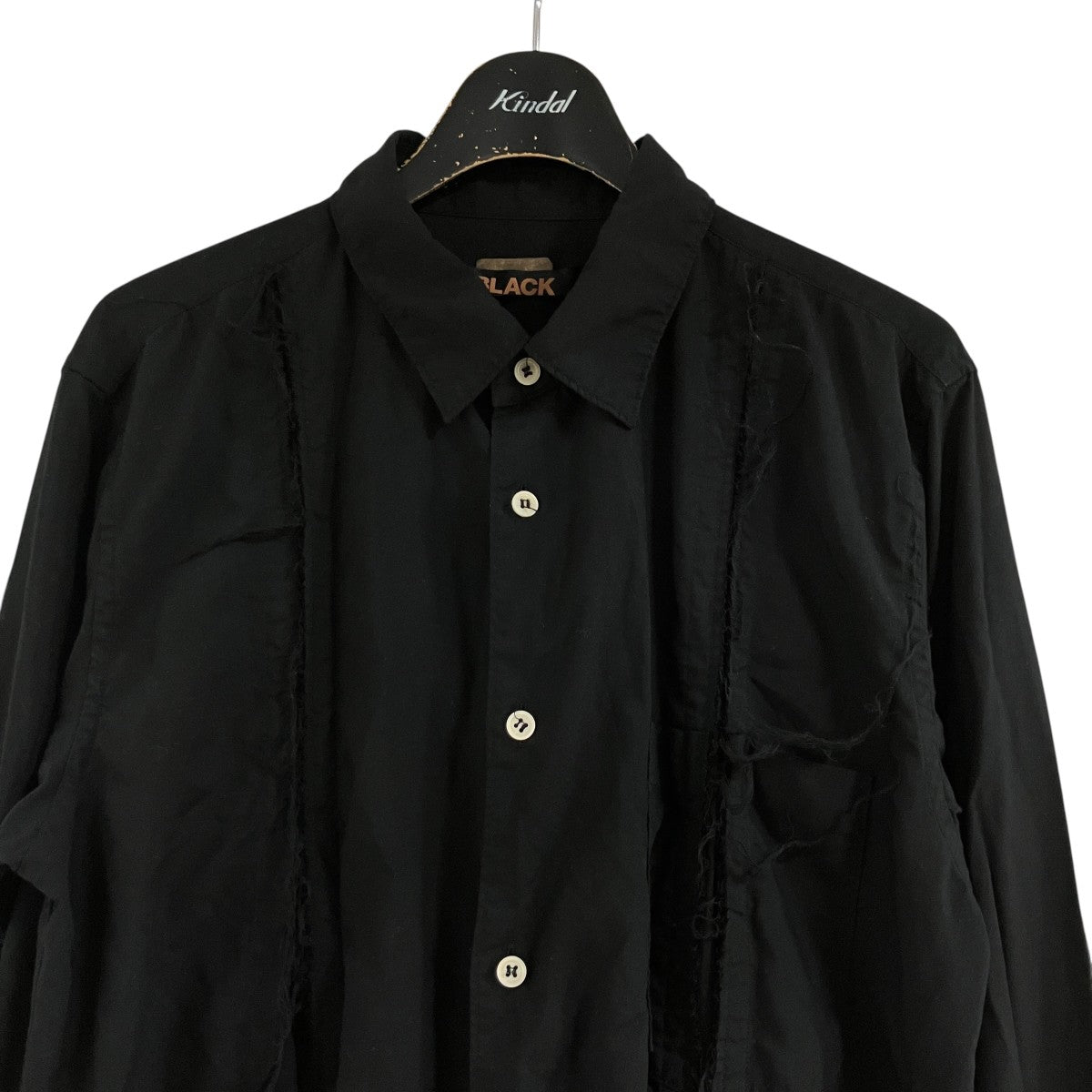 BLACK COMME des GARCONS デザインシャツ 古着・中古-2枚目のアイテム画像
