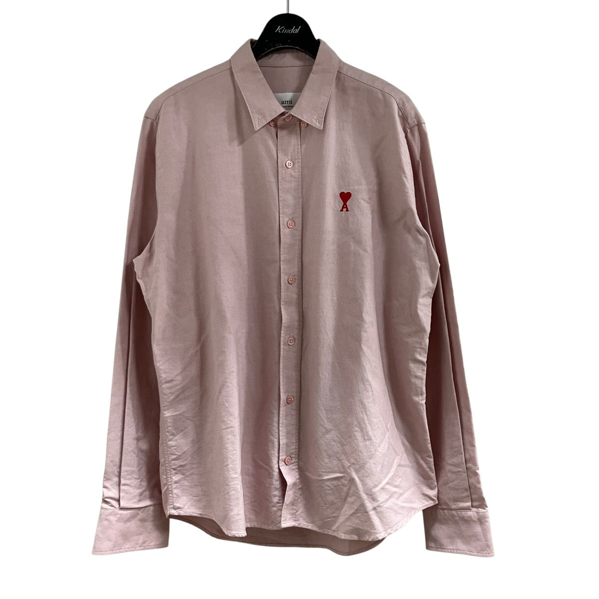 AMI Alexandre Mattiussi ロゴシャンブレーシャツ 古着・中古-1枚目のアイテム画像