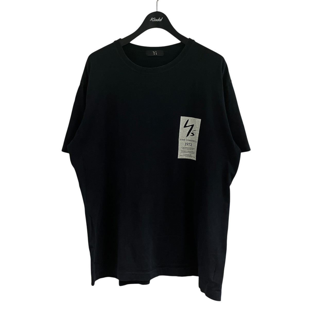 Y's(ワイズ) プリントTシャツ YW-T18-969 ブラック サイズ 4｜【公式