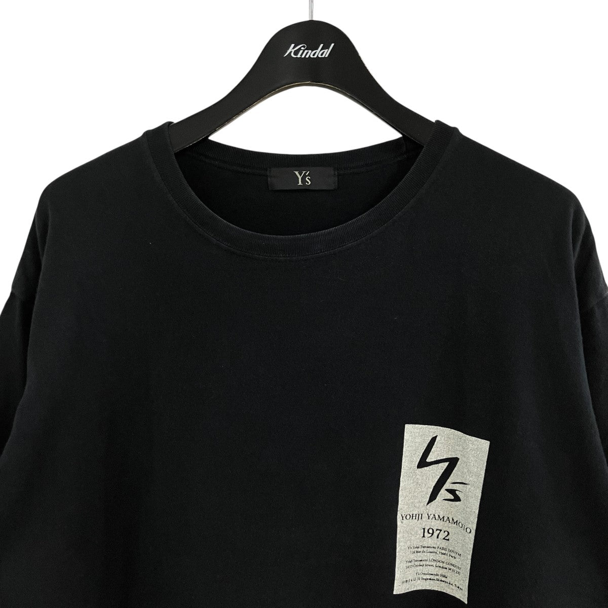 Y's(ワイズ) プリントTシャツ YW-T18-969 ブラック サイズ 4｜【公式